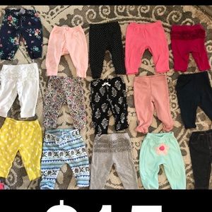 0-3 & 3 month pants
